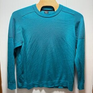 Nike Tiger Woods Men's Sweater Teal Blue Standard Fit Size XXL Wool Blend